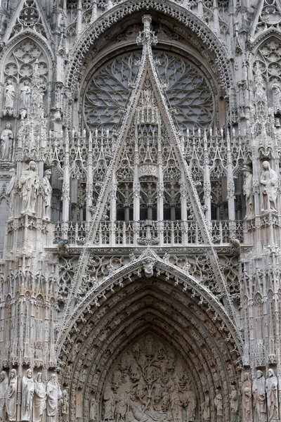 Notre-Dame Cathedral, Rouen, France (detail) by Unbekannt Unbekannt